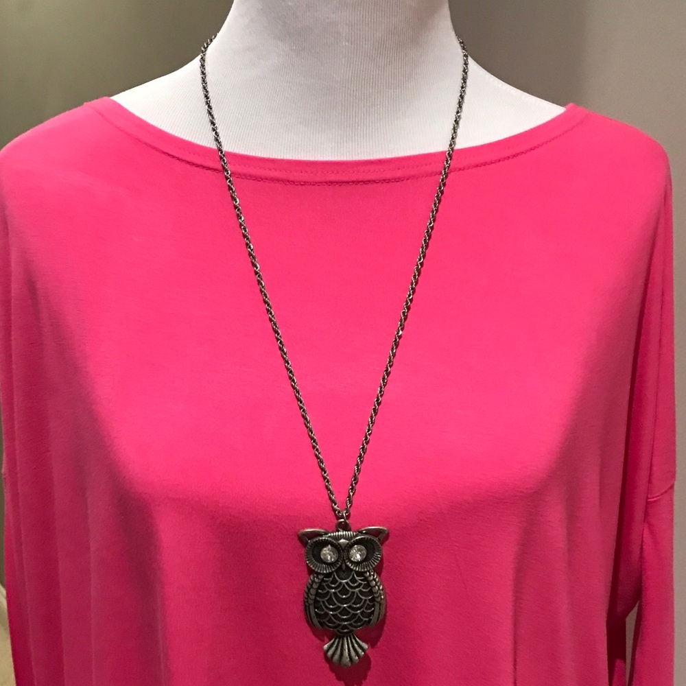 Long Owl Necklace